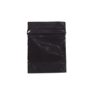 Pungi Zip-Lock ‘BLACK LEAF’ Black | 40x40mm. - x100