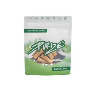 Suport din lemn pentru filtre cu carbune activ 'PURIZE' cu aroma de mar verde | x5