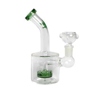 'LEAF' Rin Glass Bong | Green - 15cm.