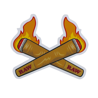 Sticker 'RAW' Crossing Cones | 9x10.5cm.