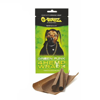 Foite de blunt 'G-ROLLZ' din canepa | Green Funk - x4