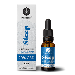 Ulei CBD 20% cu terpeni 'HAPPEASE' pentru somn 'MOUNTAIN RIVER' 10ml. – 2000mg.