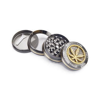 Grinder 'CHAMP HIGH' Leaf Bling | 4-Parti - 50mm.