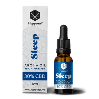 Ulei CBD 30% cu terpeni 'HAPPEASE' pentru somn 'MOUNTAIN RIVER' 10ml. – 3000mg.