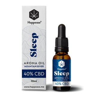 Ulei CBD 40% cu terpeni 'HAPPEASE' pentru somn 'MOUNTAIN RIVER' 10ml. – 4000mg.