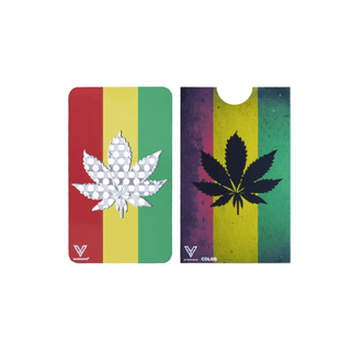 Grinder card ‘V-SYNDICATE’ | Rasta Leaf