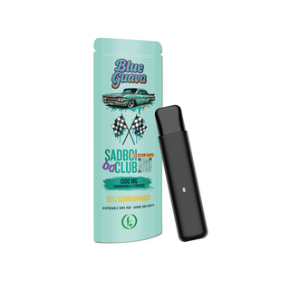 CBD Vaporizer with Terpenes 'LEGALIZEIT &amp; SADBOI CLUB SESSION' Blue Guava | 85% - 1ml.