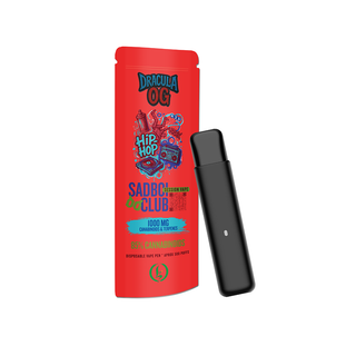 CBD vaporizer with terpenes 'LEGALIZEIT &amp; SADBOI CLUB SESSION' Dracula OG | 85% - 1ml.