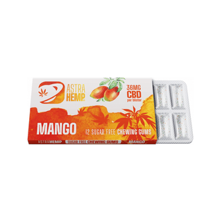 Guma CBD 'ASTRA HEMP' Mango | 36mg. CBD – x12