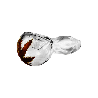 Pipa din sticla 'URBAN CREW' Fosforescenta | 10cm.