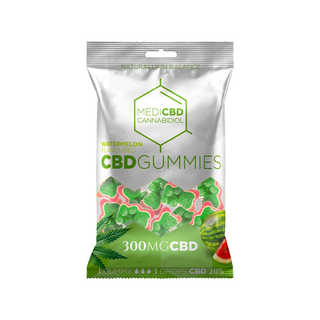 Jeleuri CBD 'MEDICBD' Pepene Verde | 300mg. CBD - 100gr.