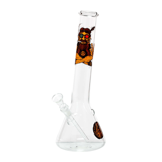 Bong din sticla 'GREENLINE' Peace Man | 30cm.