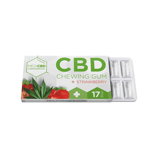 Guma CBD ‘MEDICBD’ Capsuni | 17mg. CBD – x12