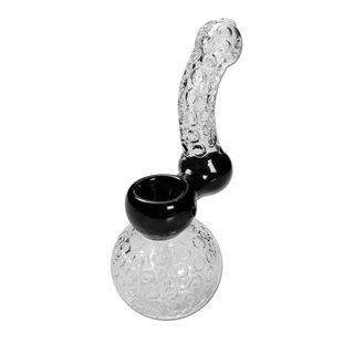 Pipa din sticla ‘CRYSTAL’ Bubbler | 20,5cm.