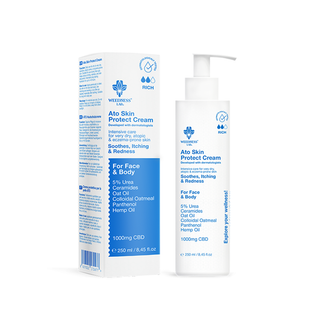 CBD cream 'WEEDNESS CBD' for dry, atopic and eczema-prone skin | 1000mg. - 250ml.