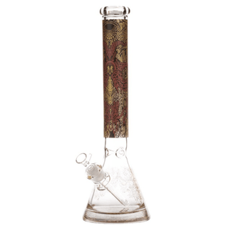 Bong din sticla 'AMSTERDAM' Heavy Beaker Ganash | 42cm.