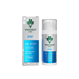 CBD gel with cooling effect 'WEEDNESS CBD' for recovery 'SPORT' | 3000mg. - 100ml.