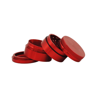 Grinder 'RAW & HAMMER CRAFT' Red | 4-Parti - 50mm.