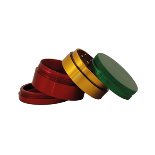 Grinder 'RAW & HAMMER CRAFT' Rasta | 4-Parti - 55mm.