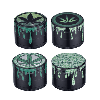 Grinder 'CHAMP HIGH' Dripping Leaf | 4-Parti - 40mm.