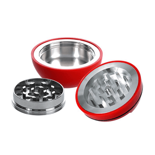 Grinder 'DP' Rosu | 3-Parti - 53mm.