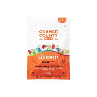 Jeleuri CBD 'ORANGE COUNTY' Bears | 100mg. CBD - 25gr.
