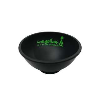 Bol pentru mix 'LEGALIZEIT' din silicon | Negru