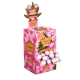 CBD Lollipops 'BUBBLY BILLY' Cotton Candy | 10mg. CBD – 17gr.