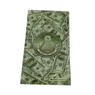 Pungi Zip-Lock ‘BLACK LEAF’ Anti-miros ‘DOLLAR’ | 102x192mm. – x1