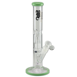 Bong din sticla ‘BLACK LEAF’ Drum Ice Perc. | 29cm.
