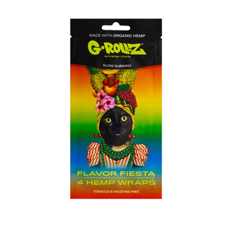 Foite de blunt 'G-ROLLZ' din canepa | Flavor Fiesta - x4