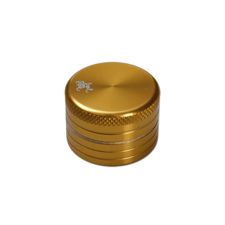 Grinder ‘BLACK LEAF' Mini Gold | 2-Parti - 27mm.