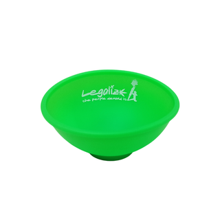 Bol pentru mix 'LEGALIZEIT' din silicon | Verde