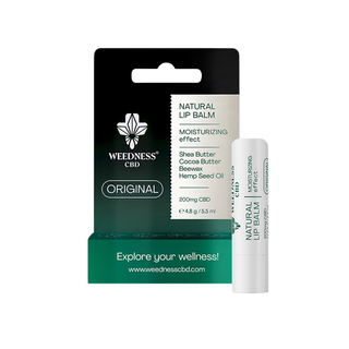 CBD lip balm 4% 'WEEDNESS CBD' with moisturizing effect 'ORIGINAL' | 200mg. - 5.5ml.