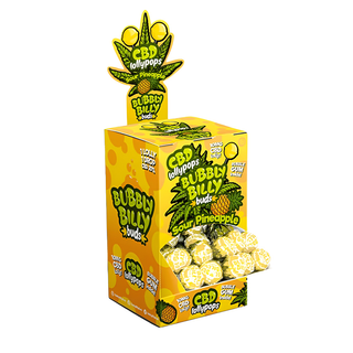 CBD Lollies 'BUBBLY BILLY' Pineapple | 10 mg. CBD – 17gr.