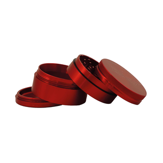 Grinder 'RAW &amp; HAMMER CRAFT' Red | 4-Parts - 63mm.