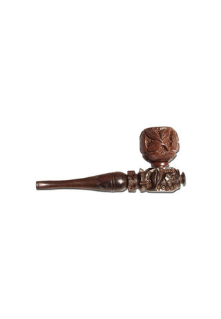 Pipa din lemn 'ROSEWOOD' Carved | 10,5cm.
