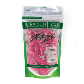 Filtre ‘PURIZE’ cu carbune activ ‘EXTRA SLIM’ Roz | 6mm. – x250