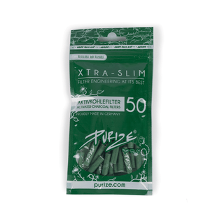 Filtre ‘PURIZE’ cu carbune activ ‘EXTRA SLIM’ Verzi | 6mm. – x50